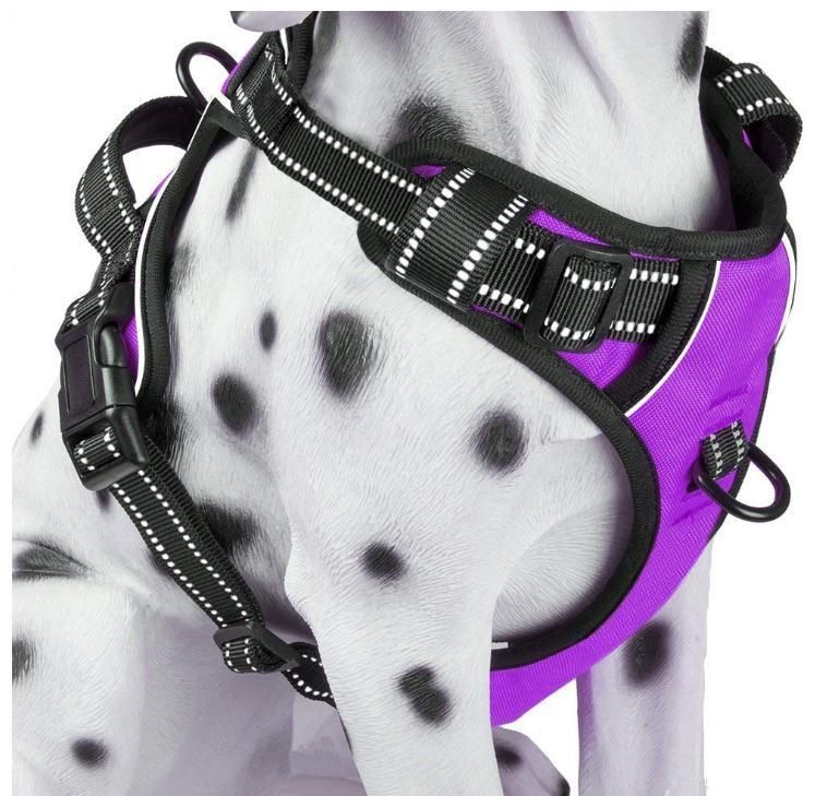 OEM Factory Adjustable Reflective Custom No Pull Dog Harness Step in Pet Dog Harness