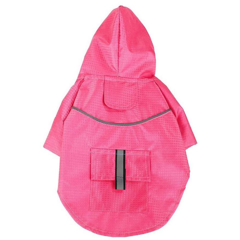 Ropa Impermeable PARA Perrosreflective Waterproof Dog Jacket Dog Raincoat Dog Rain Poncho W. Pocket Dog Garment