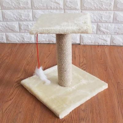 China Factory Wholesale Multi-Level Wood Cat Tree Tower