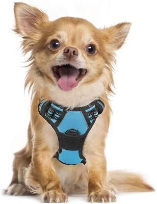 No-Pull Pet Harness with 2 Leash Clips Reflective Dog Harness