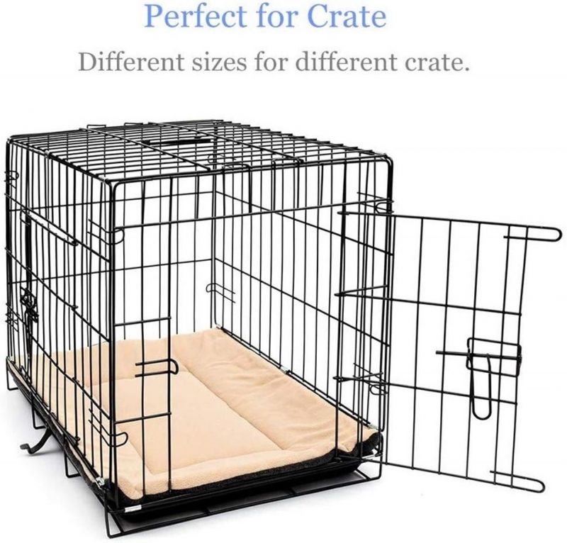 Machine Washable Dog Beds Comfortable Crate Pad