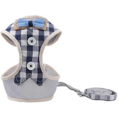 Soft Cotton Mesh Dog Harness Leash Sets for Small Dogs