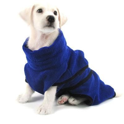 Super Absorbent Dog Bathrobe Microfiber Fiber Towel Quick Dry Cat Bath Towel Pet Products