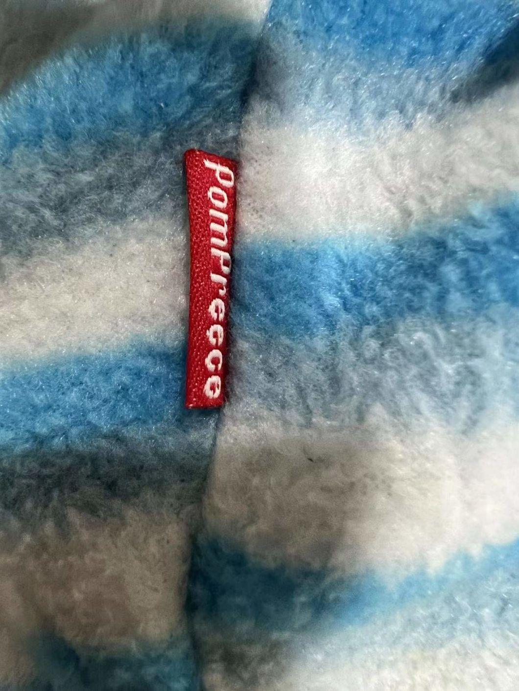Polar Fleece Pet Clothing Stripe Printing Dog Fleece Cothes