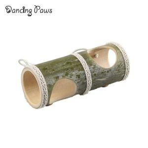Small Animal Toy for Squirrel Guinea Pig Hedgehog Summer Cool Bamboo Tunnel Single-Channel Cooling Cold Hamster Toy