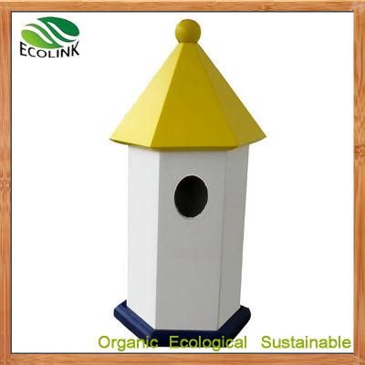 New Designer Compact WPC Wood Bird Cage for Garden Decoration