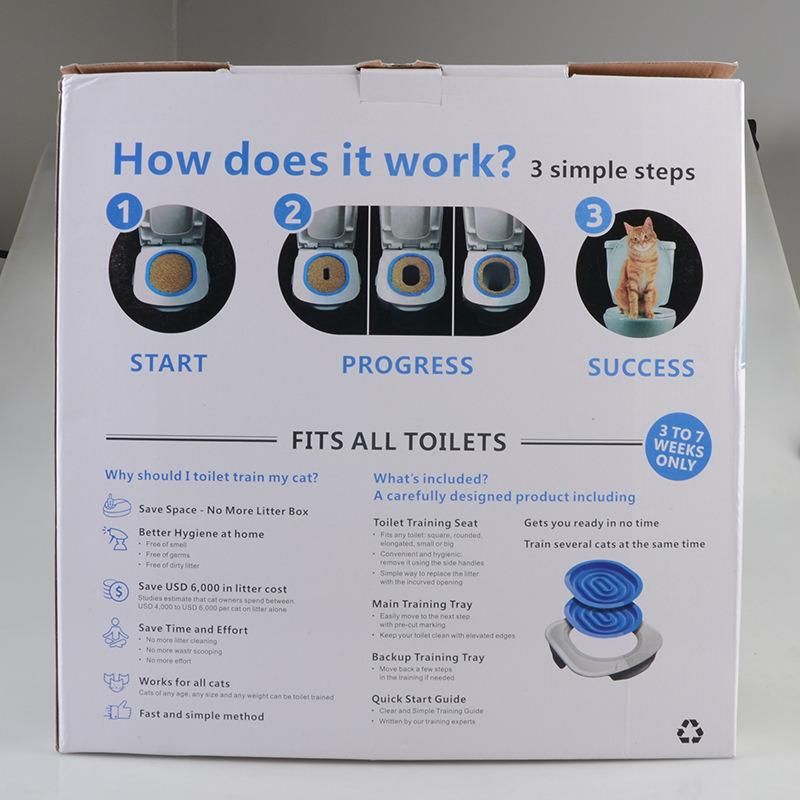 Eco-Friendly Indoor Toilet Trainer for Cat Pet Toliet