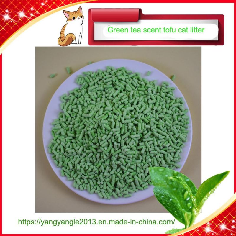 2018 Hot Sell Green Tea Tofu Cat Litter