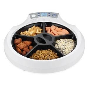 5-Meal Food Timed Intelligent Automatic Pet Feeder for Cats and Dogs Automatic Animal Feeder