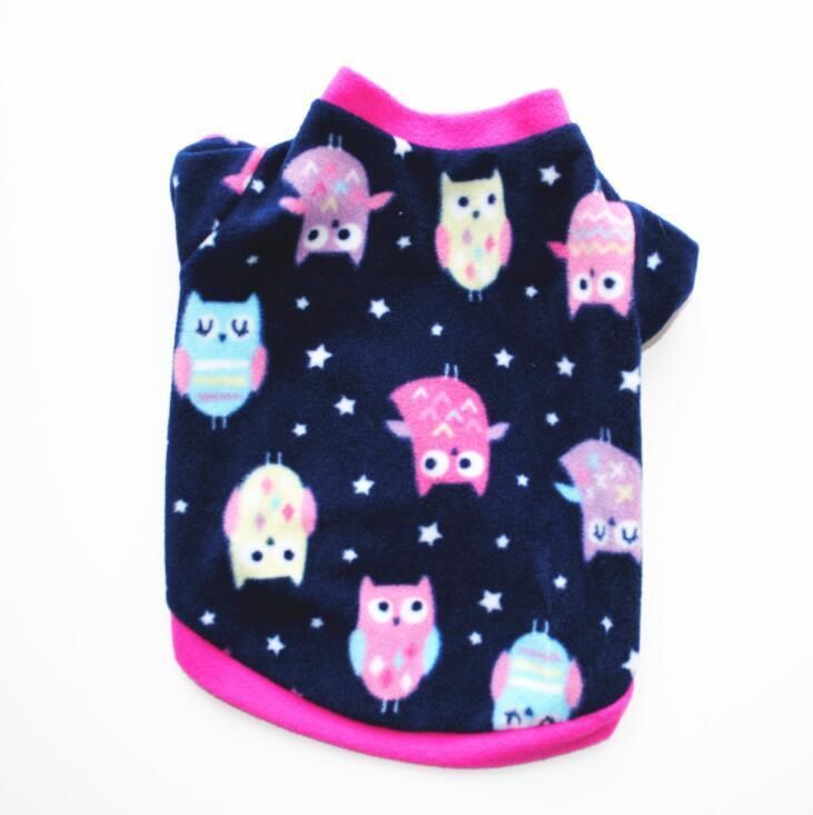 Soft Warm Fleece Dog Coat with Various Design