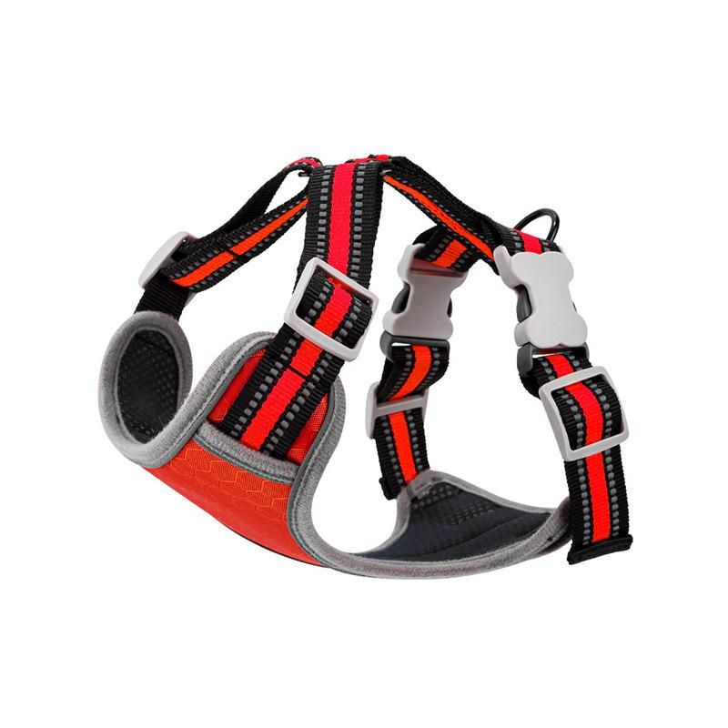 Multi Color Dog Pet Harness Breathable Night Reflective Dog Harness No Pull D Ring Waterproof with Customized Logo