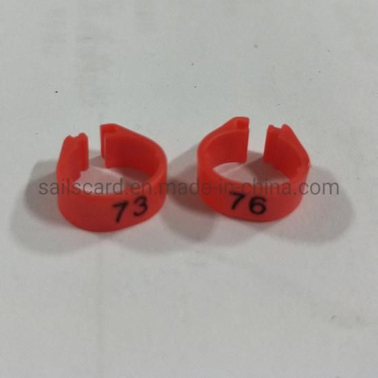 Personalized 10 Color Open Pigeon Clip Rings for Racing Pigeon