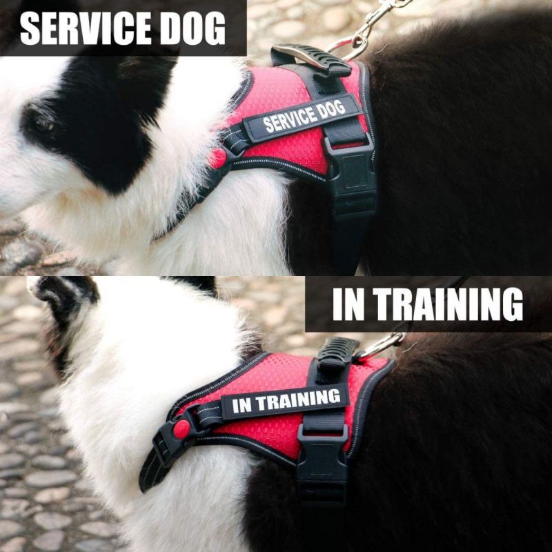 No Pull Dog Harness Adjustable Service Dog Vest Plusreflective Easy for Walking Training
