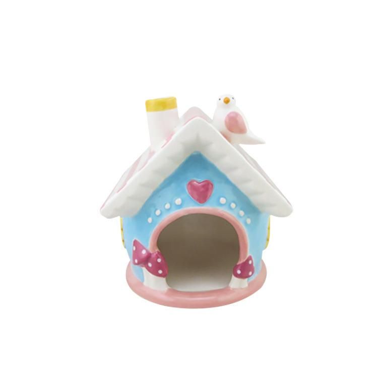 Wholesale Pet Supplies Luxury Hamster House Ceramic Hamster Mushroom Castle