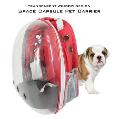 High Quality Pet Products Transparent Pet Carrier Backpack Portable Small Dog Cat Pet Carrying Bag