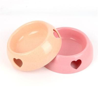 Supplies Factory Wholesale Cat Dog Bowl Pet Plastic Love Pet Bowl