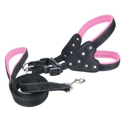 Durable Nylon Webbing Pet Harness with Pet Leash