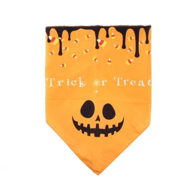 Festival Halloween Adjustable Soft Pet Triangle Scarf Dog Bandana