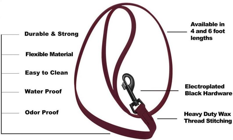 Odor-Proof for Easy Care Easy to Clean High Performance Waterproof Dog Leash