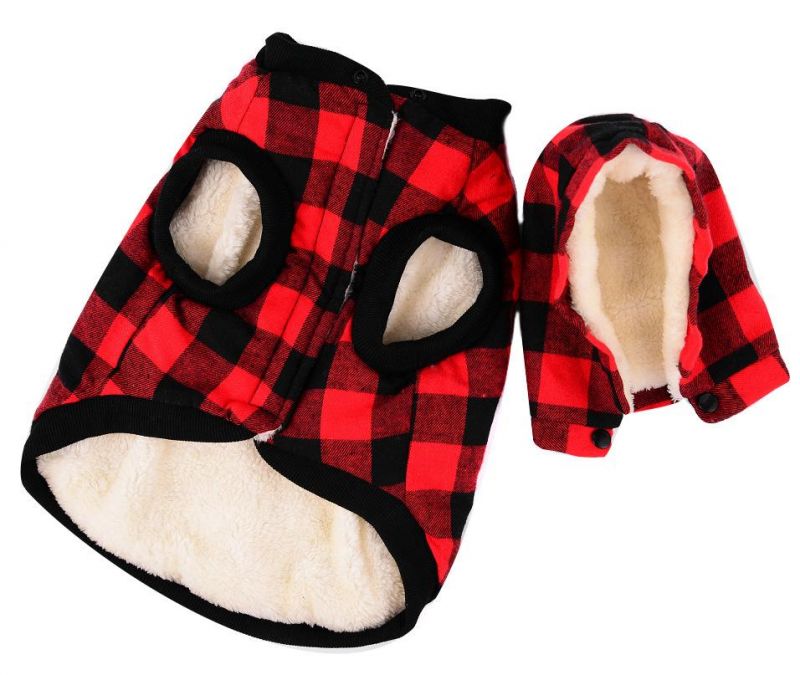 Detachable Hat Pet Coat for Little Medium Large Dog