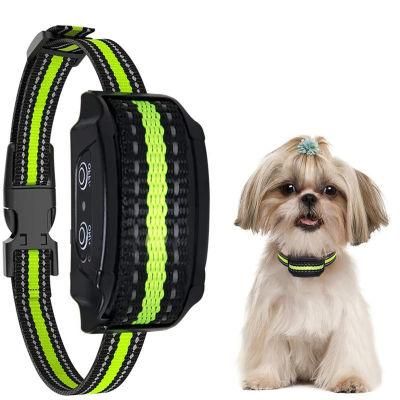 Hot Sale User-Friendly Settings Rechargeable Waterproof Adjustable Shock Anti Barking Dog No Bark Collar Dog Training Collar