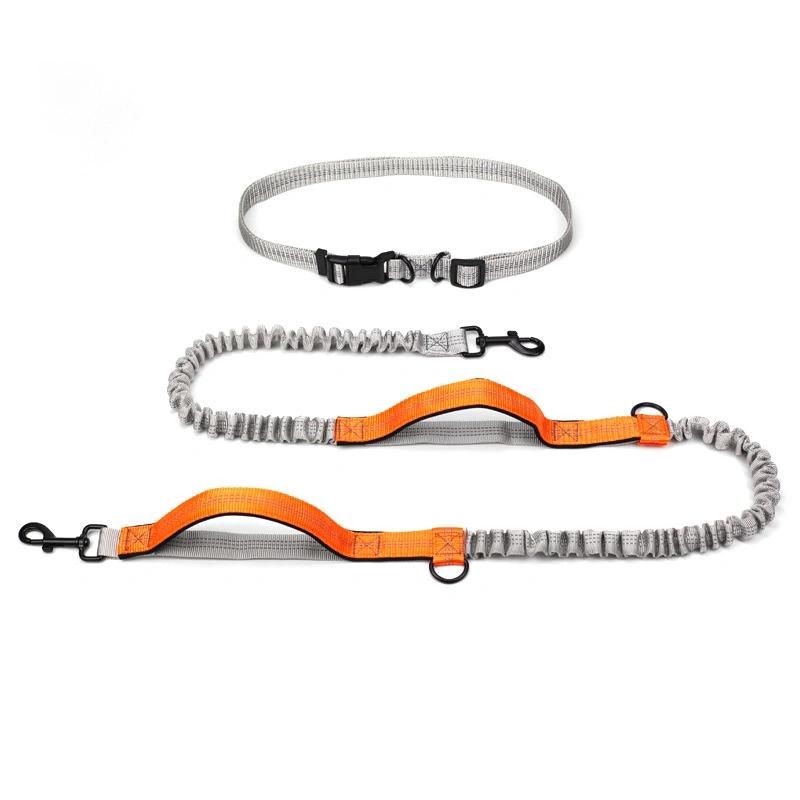 Hands Free Dog Leash with Adjustable Waist Belt for Dogs