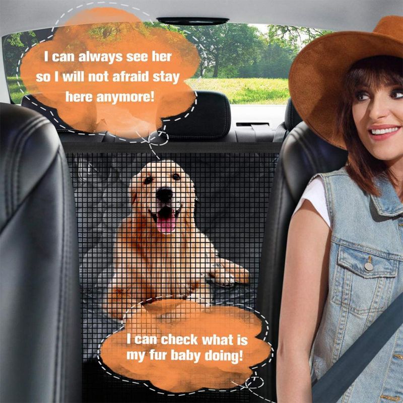 Chemical Free Waterproof Scratchproof Back Seat Cover Dog Cat Car Hammock Pet Products