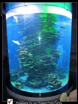 Acrylic Cylindrical Aquarium Fish Tank