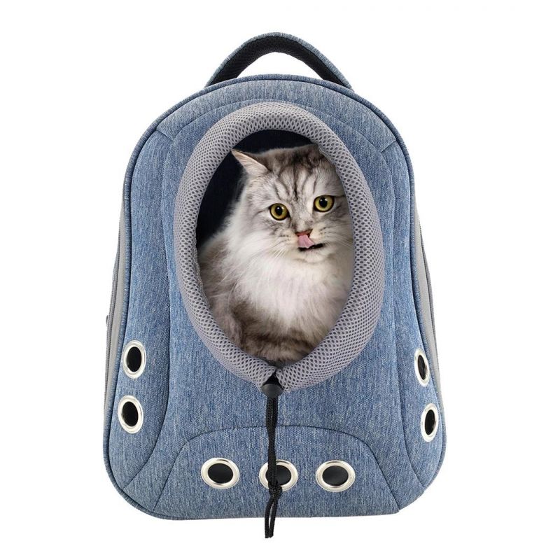 High Quality Pet Accessories Cation Polyester Material Pet Carrier Breathable Pet Dog Cat Backpack