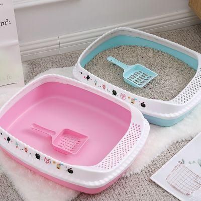 New Design Eco-Friendly PP Material Comfortable Summer Colorful Excellent Quality Cat Sand Basin