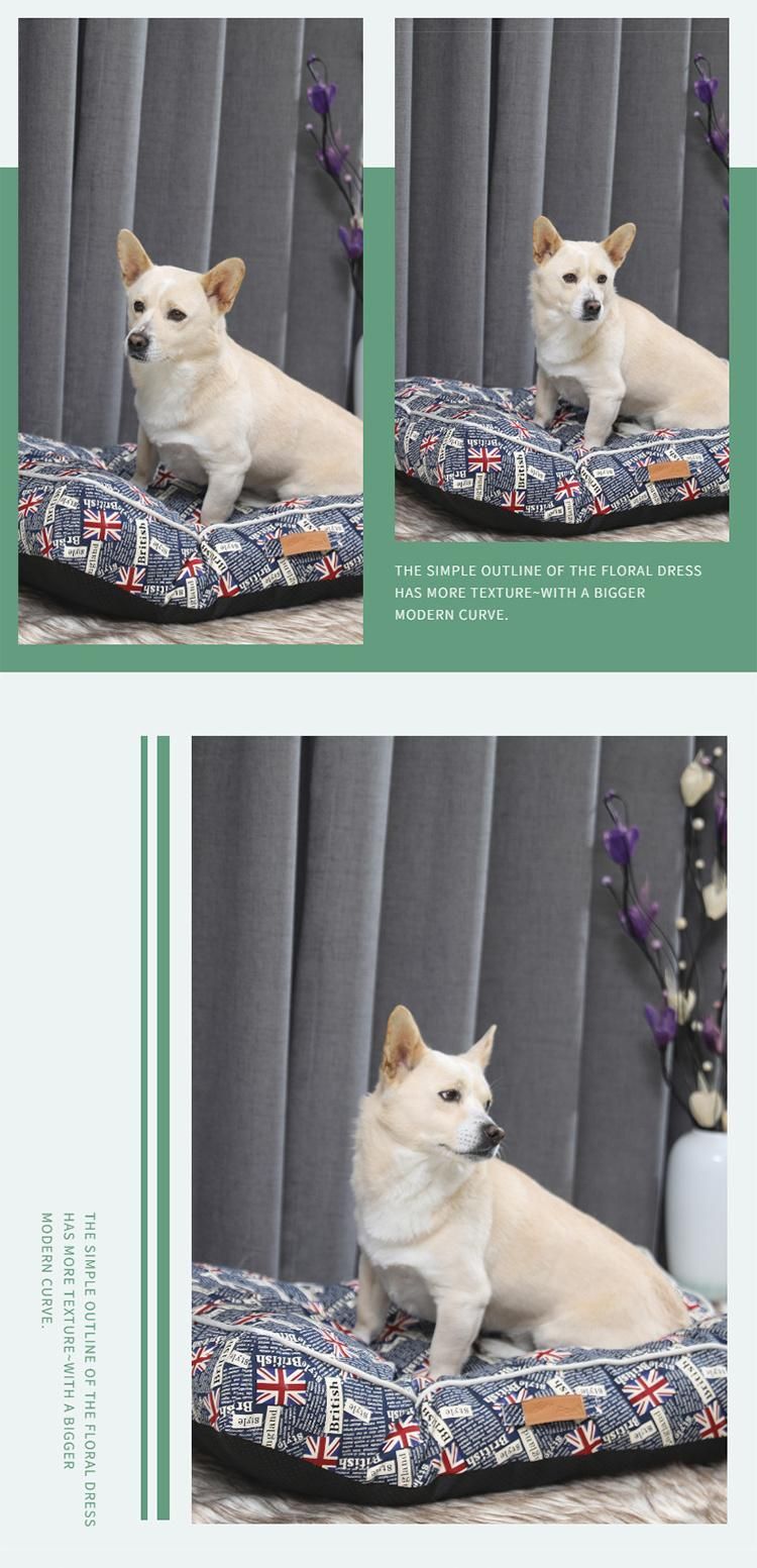 Wholesales Soft Comfortable Dog Cushion Bed & Blanket
