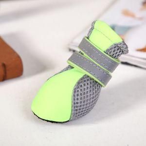 Green Outdoor Hot Sale Antiskid Pet Waterproof Pet Dog Boots