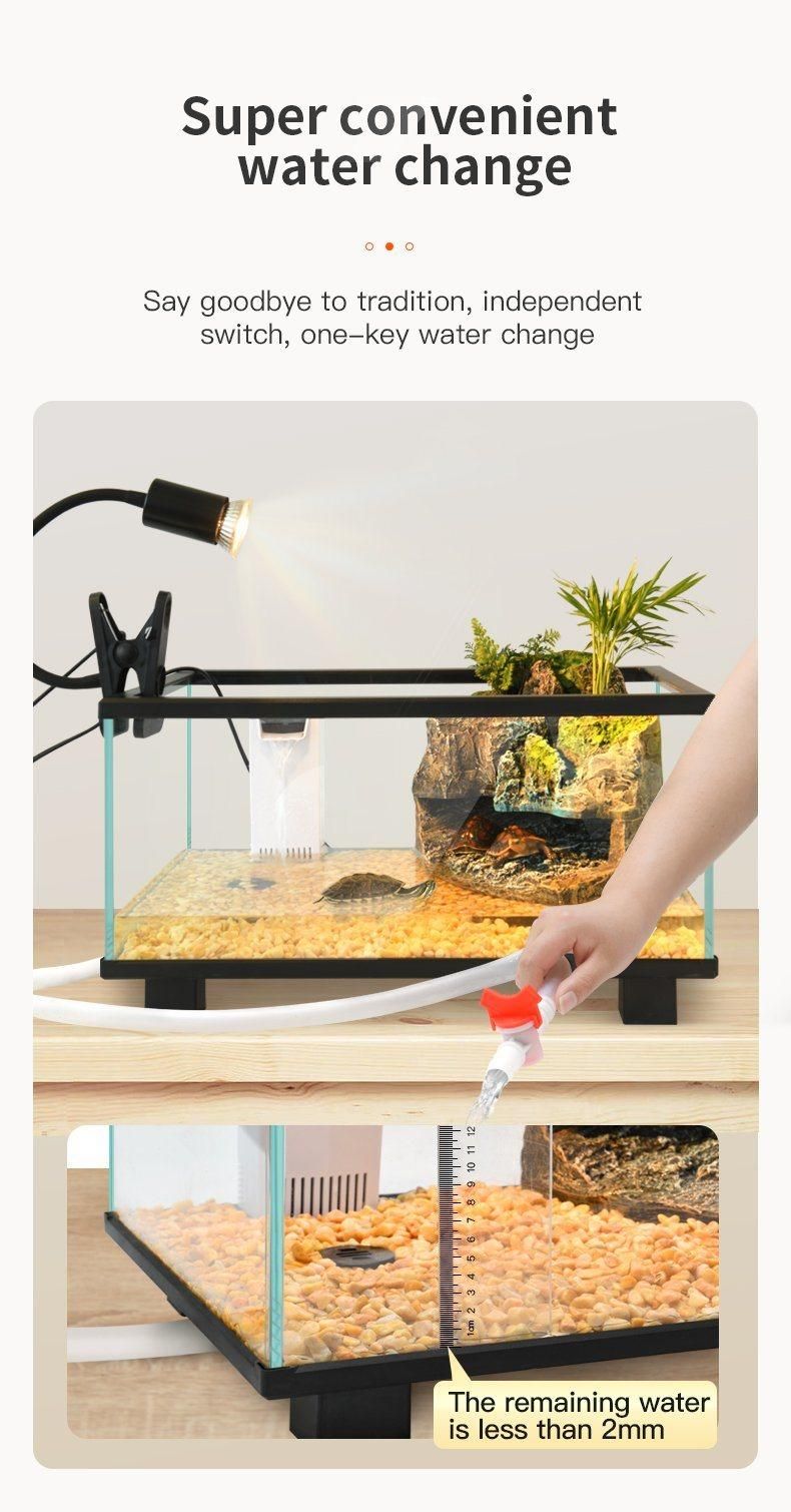 Yee New Design Turtle Tank Home Office Decoration Turtle Aquariums