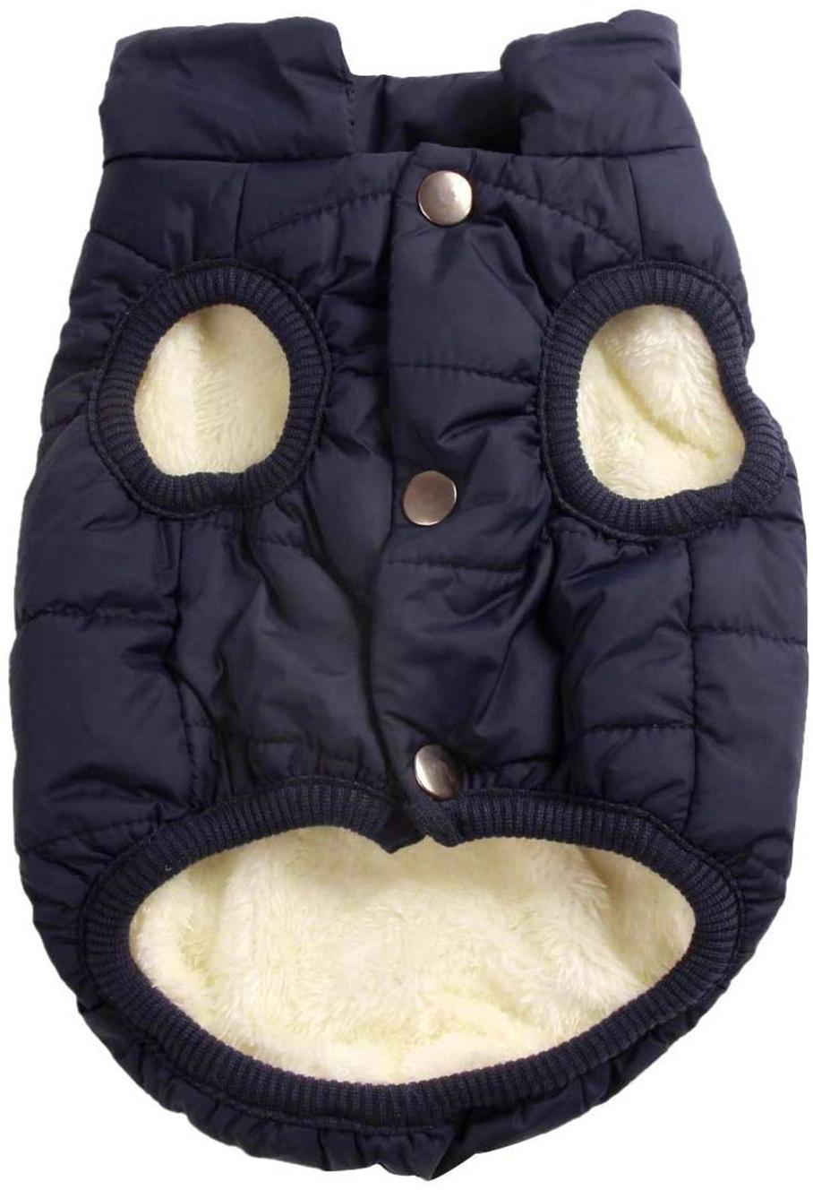 Easy Put on and Take off Dog Winter Coat Dog Dress