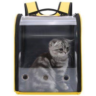 Portable Pet Travel Cat Bag Transparent Breathable Pet Travel Backpack Tote Bag Quality Cats Carrier Backpack Bag