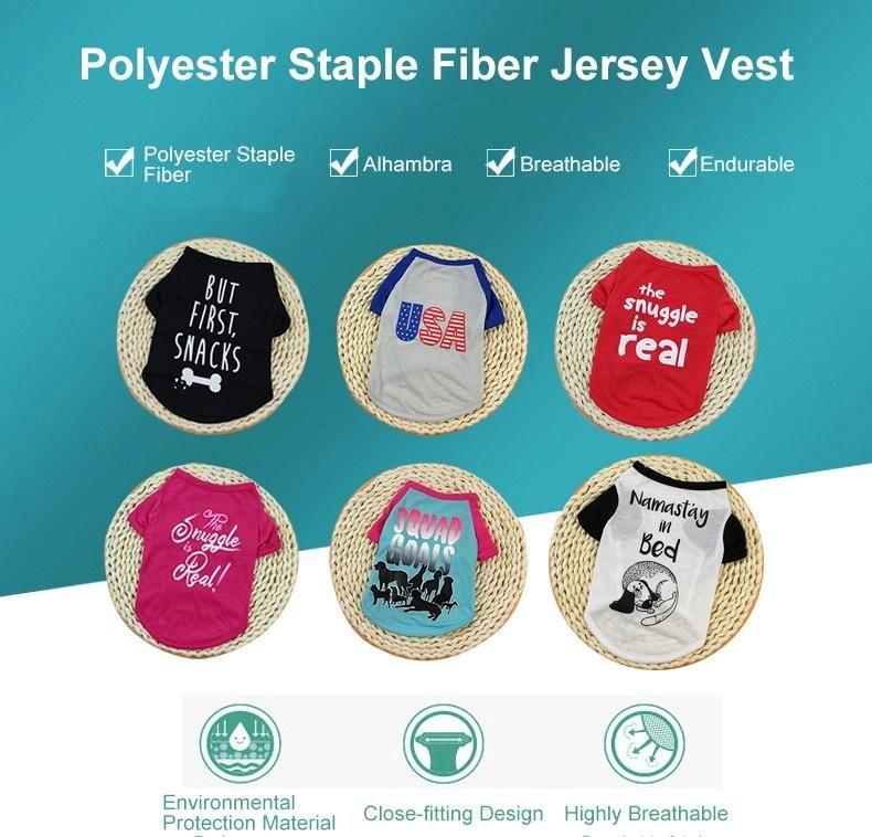 Wholesale New Dog Clothes Spring Fall Fashion Design Polyester Sweater Cardigan Pet Clothing