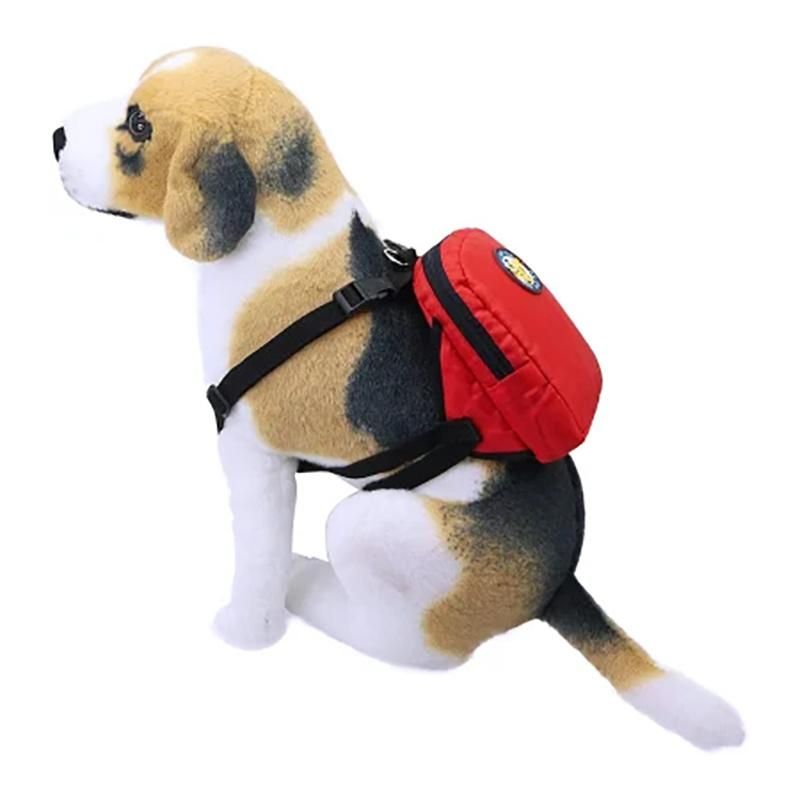 Outdoor Travel Cartoon Pet Harness Saddle Bag Backpack Daily Walking