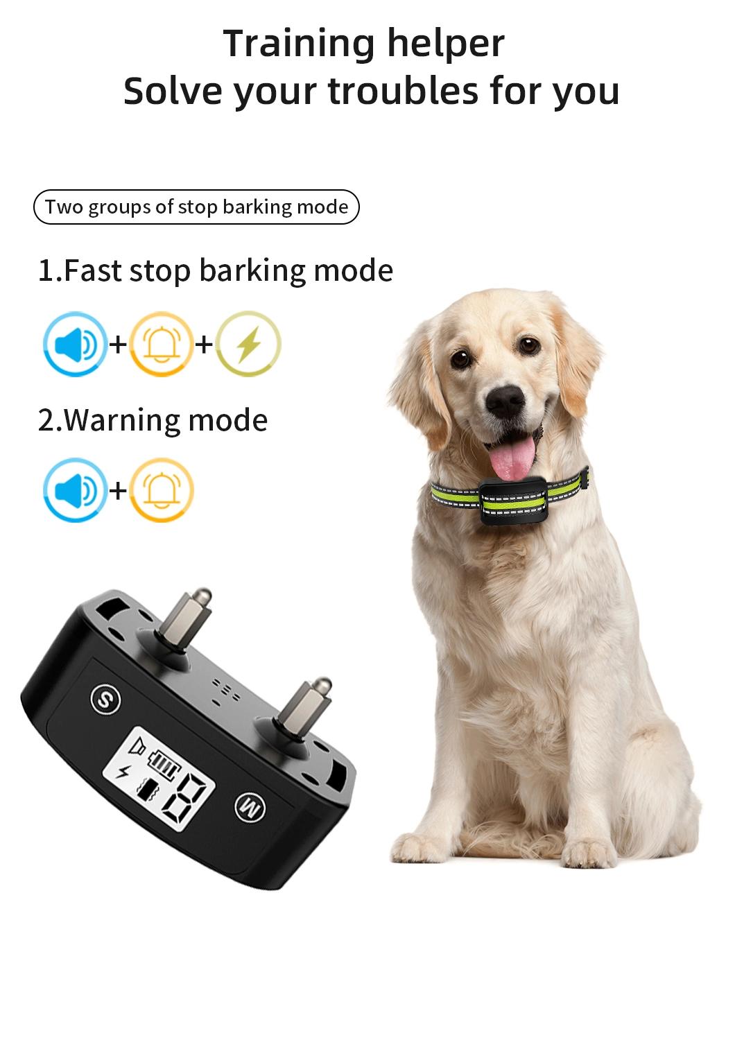 Factory Non-Electric Charging Automatic Bark Stopper Vibrates Neck Collar