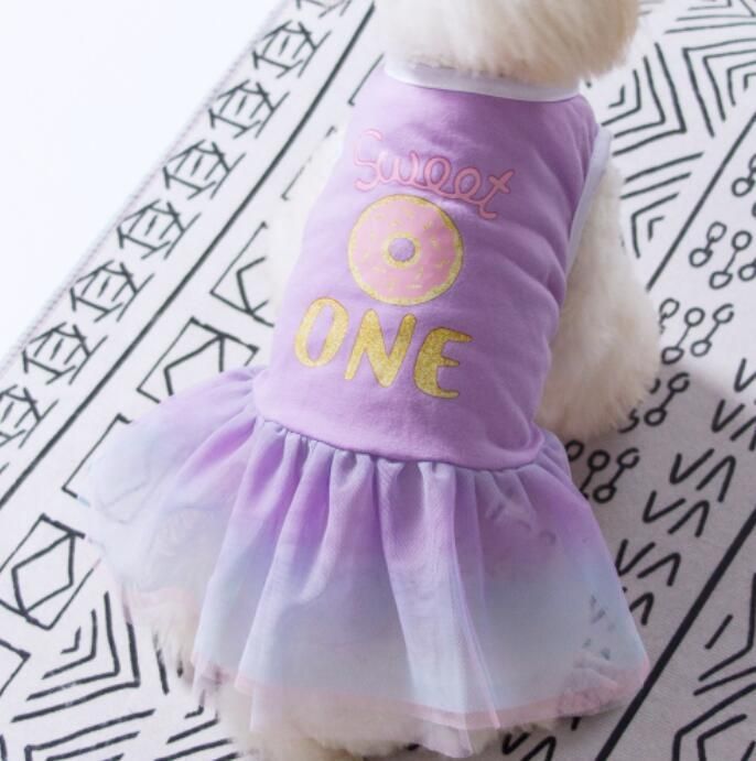 Summer Soft Comfortable Dog Dress with Multiple Designs