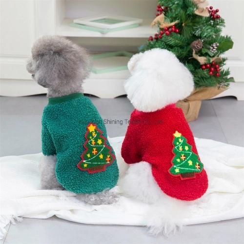 Wholesale Dog Clothes Pet Holiday Apparel Christmas Hoodie