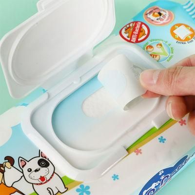 Biokleen OEM Custom Puppy Vitamin E Private Label Soft Cat Sanitary Pet Grooming Wipes