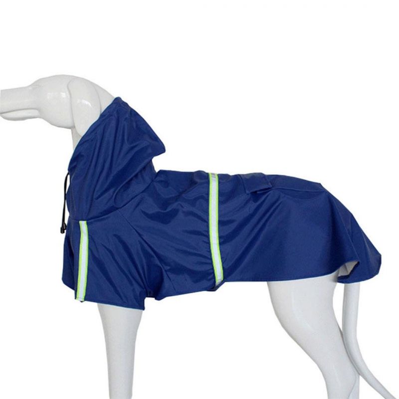 Dog Raincoats for Large Dogs with Reflective Strip Hoodie