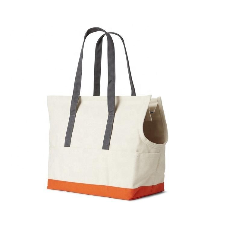 Professional China Competitive Supplier Canvas Foldable Tote Shoulder Pet Carrier Bag