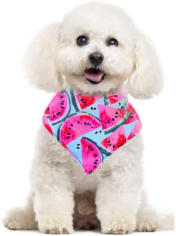 Dog Bandanas Washable and Reversible Triangular Bibs