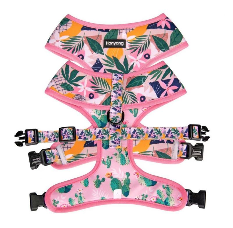 Sublimation Comfortable Reversible Wholesale Neoprene Luxury Design Custom Dog Harness