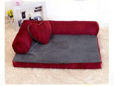 2022 Newest Cozy Removable Washable Pet Product Sofa Dog Bed