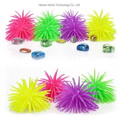 Artificial Coral Aquarium Decoration Silicone Sea Urchin with Sucker