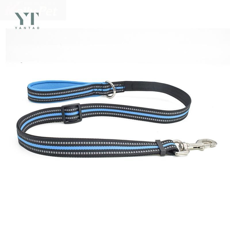 Custom Strong Heavy Duty Simple Mesh Padded Premium Braided Tangle Free Reflective Nylon Pet Dog Leash