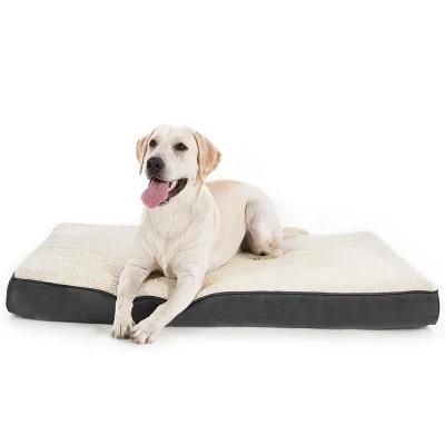 Washable Pet Sofa Large Dog Bed with Removable Cover &amp; Orthopedic Foam