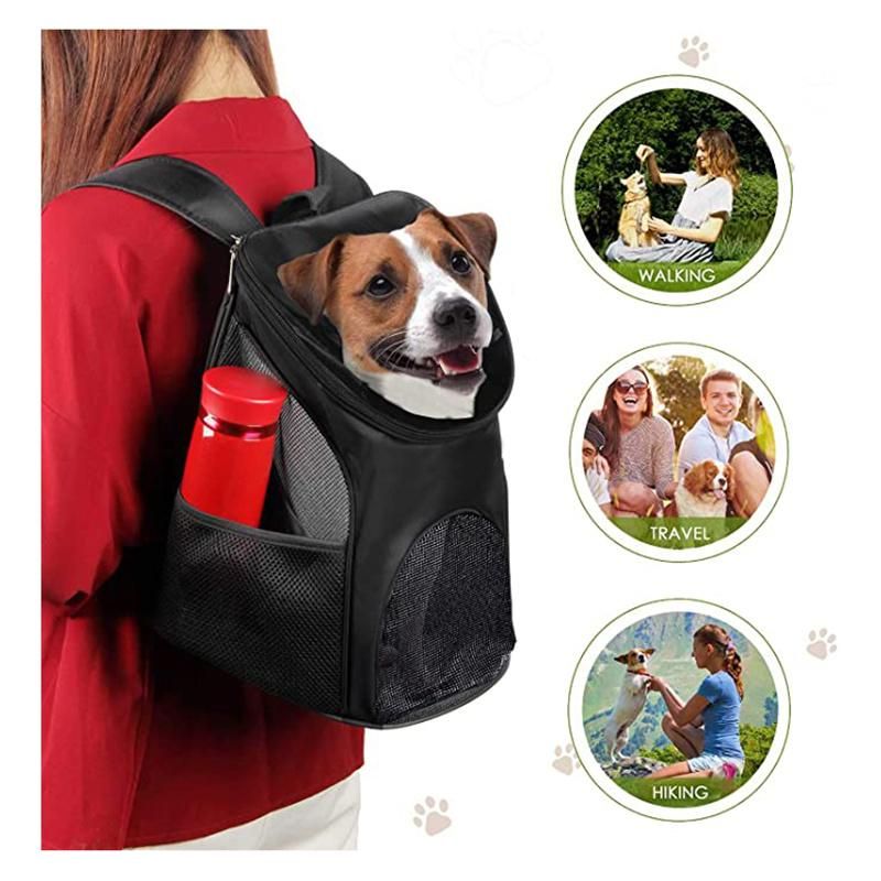 Travel Breathable Ventilated Cat Dog Carrier Backpack for Hiking Walking